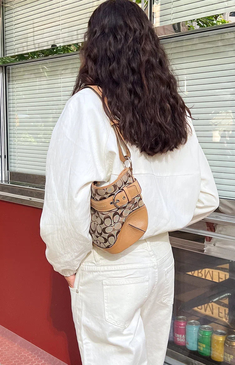 Enya Cream Funnel Neck Sports Jacket