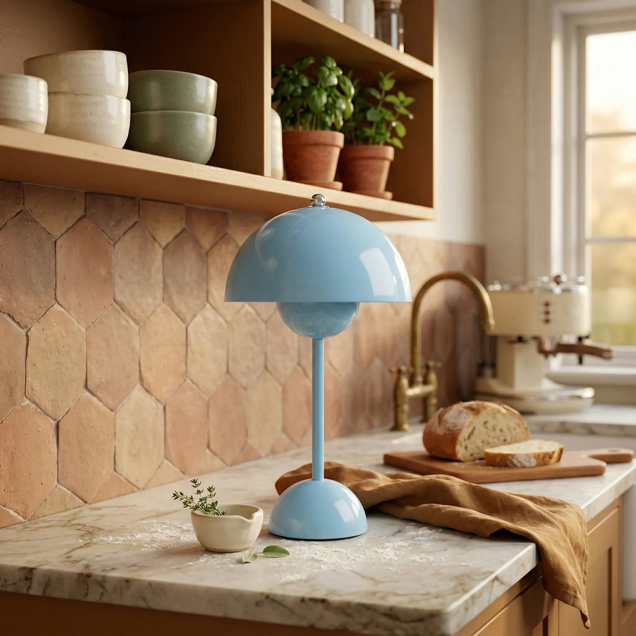 Lampe de Table Moderne et Sans Fil - Brûlée