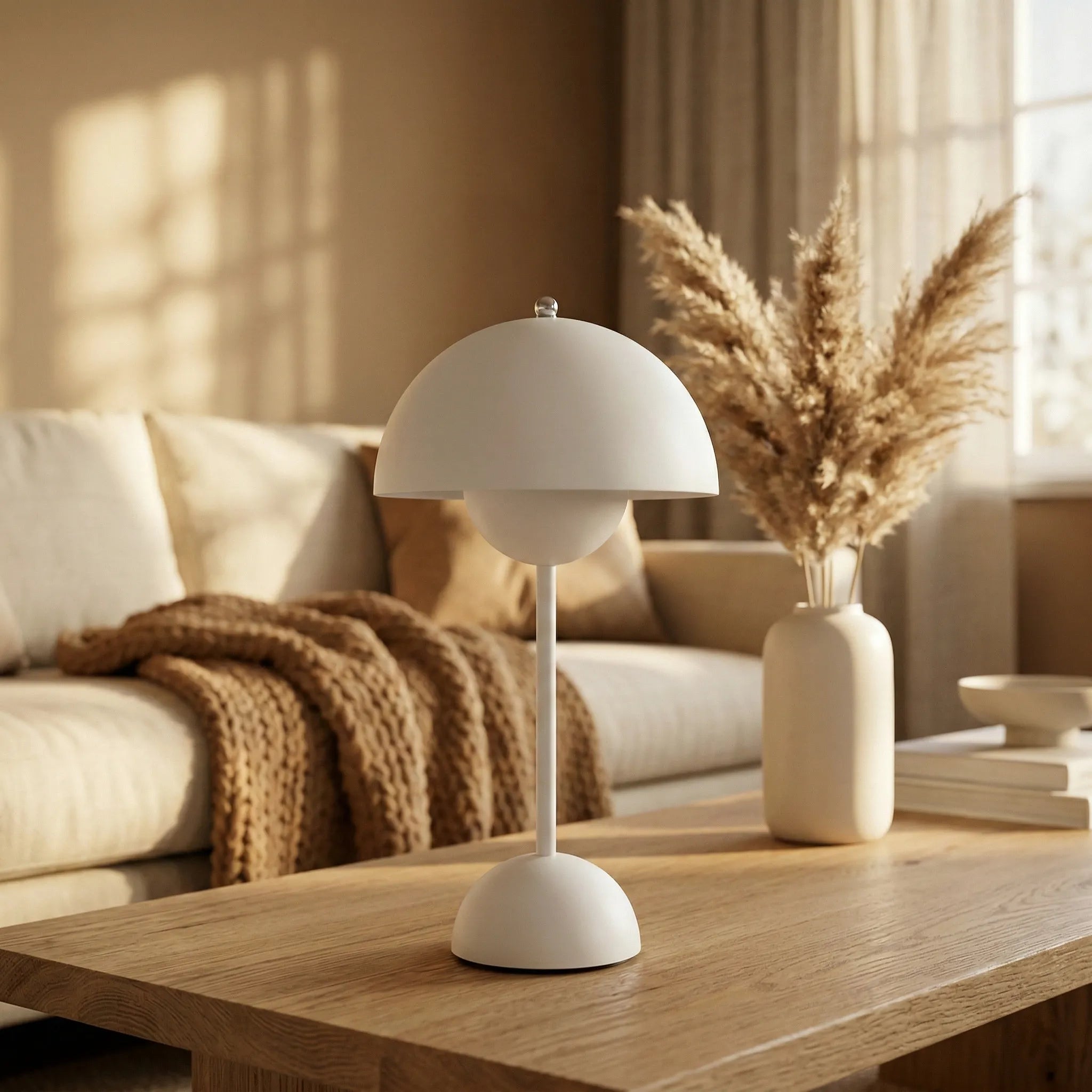 Lampe de Table Moderne et Sans Fil - Brûlée