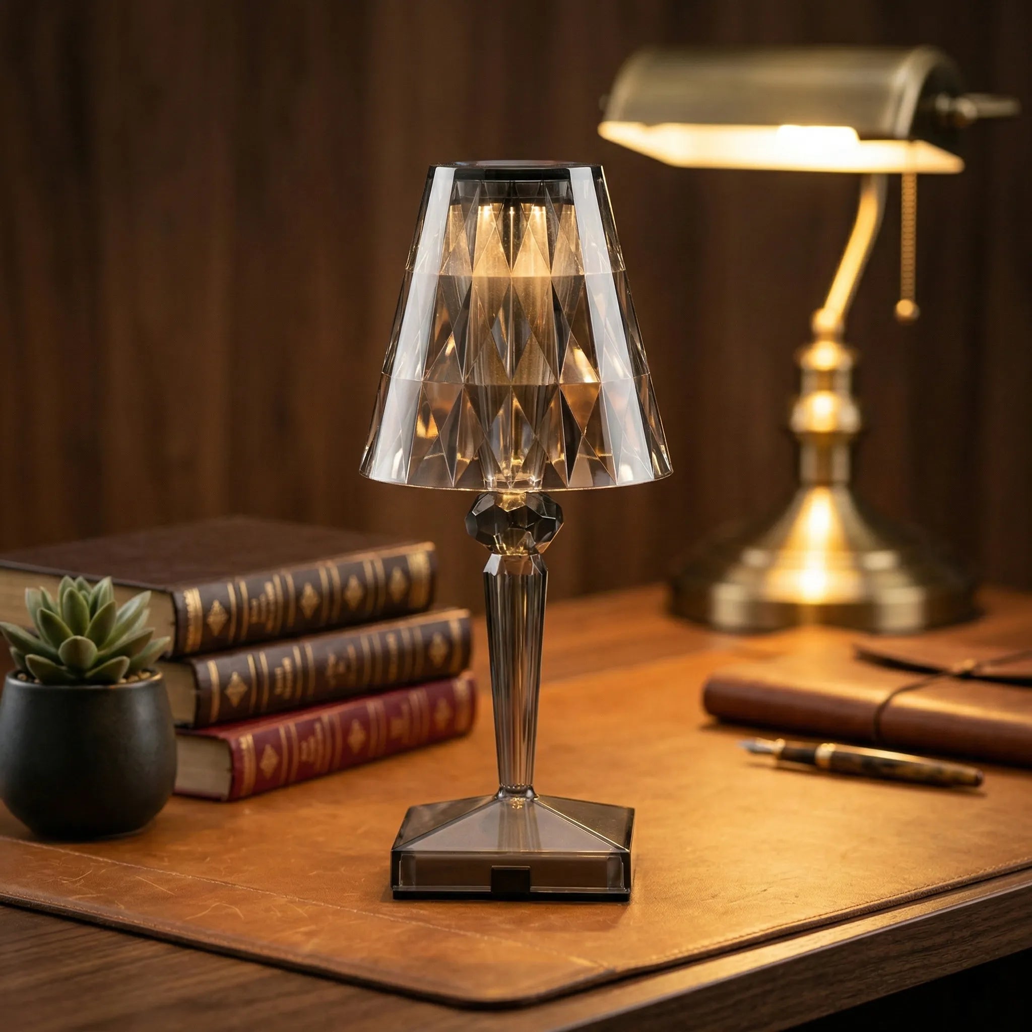 Lampe de Table en Cristal Tactile - Mantar
