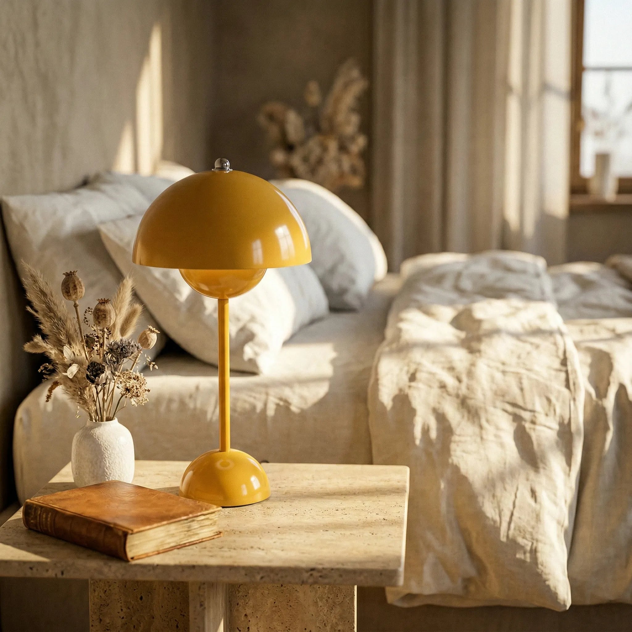 Lampe de Table Moderne et Sans Fil - Brûlée