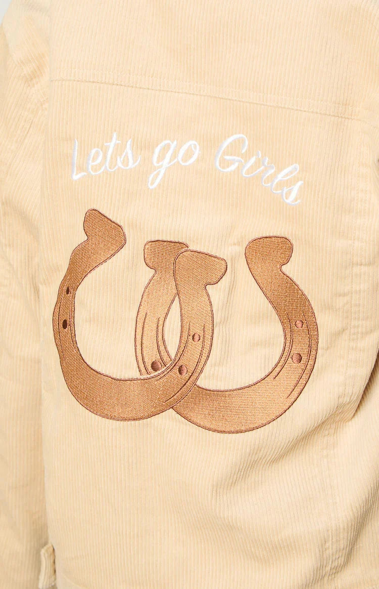 Hugo Cream Cord Western Jacket