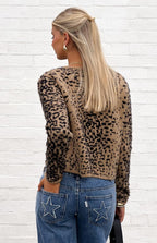 Kahli Leopard Print Cardigan