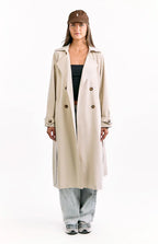 Orla Cream Belted Trench Coat