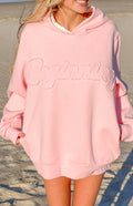 Presley Pink Polka Dot Hoodie