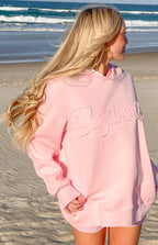 Presley Pink Polka Dot Hoodie