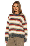 Sicily Multi Stripe Oversized Sweater