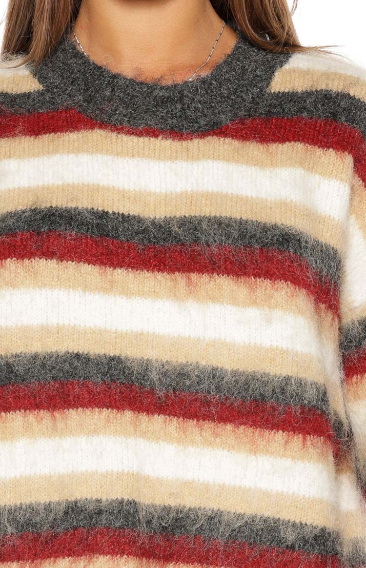 Sicily Multi Stripe Oversized Sweater