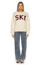 Jasmine Ski Cream Jacquard Chunky Knit Sweater