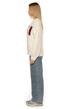Jasmine Ski Cream Jacquard Chunky Knit Sweater