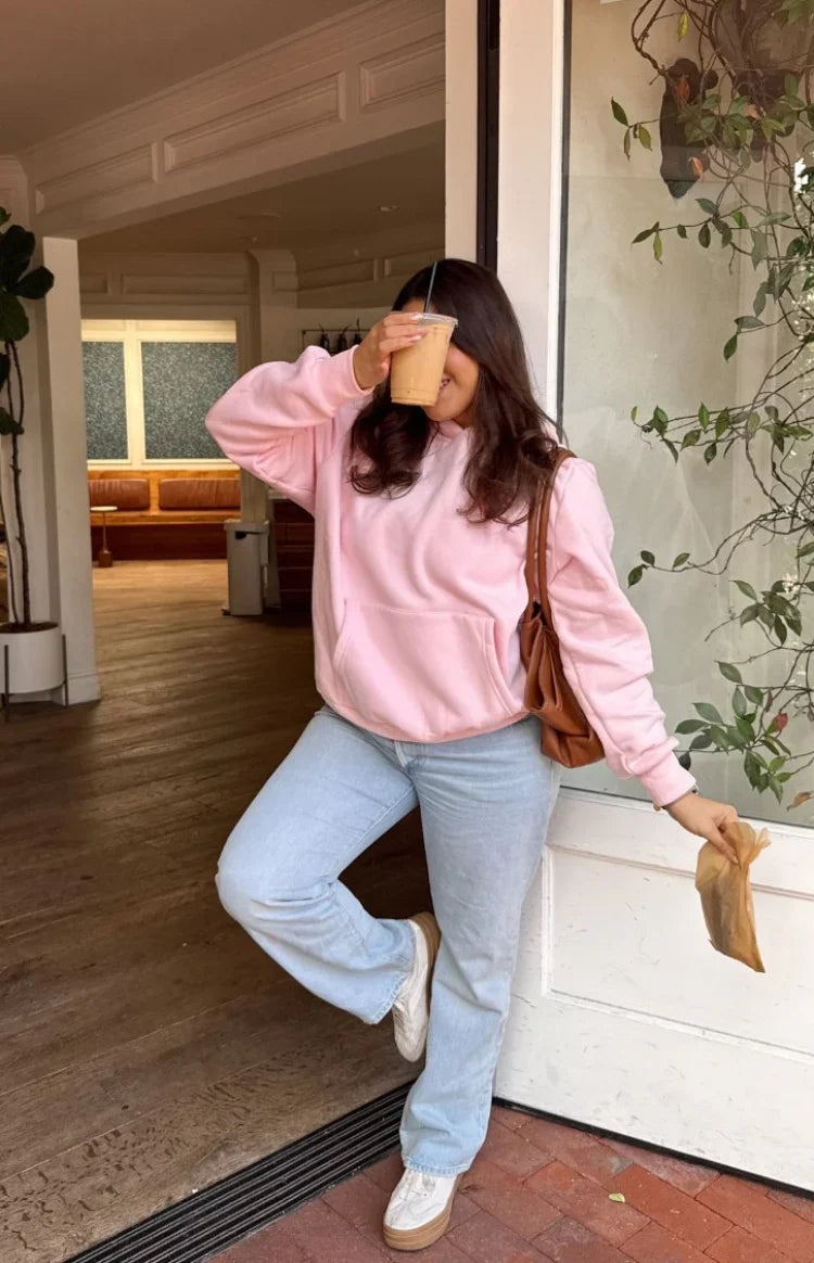 Beginning Pink Lovey Bubble Hoodie